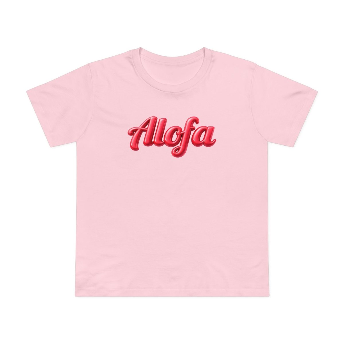 Black women's Maple Tee by Alofa, soft unisex T-shirt with a comfortable fit,.