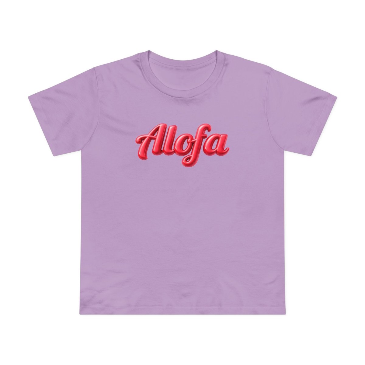 Black unisex Soft Women's Maple Tee by Alofa, featuring a comfortable fit and soft fabric.