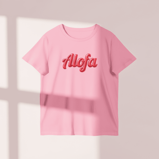 Black unisex Soft Women's Maple Tee by Alofa, featuring a comfortable fit and casual style, ideal for everyday wear.