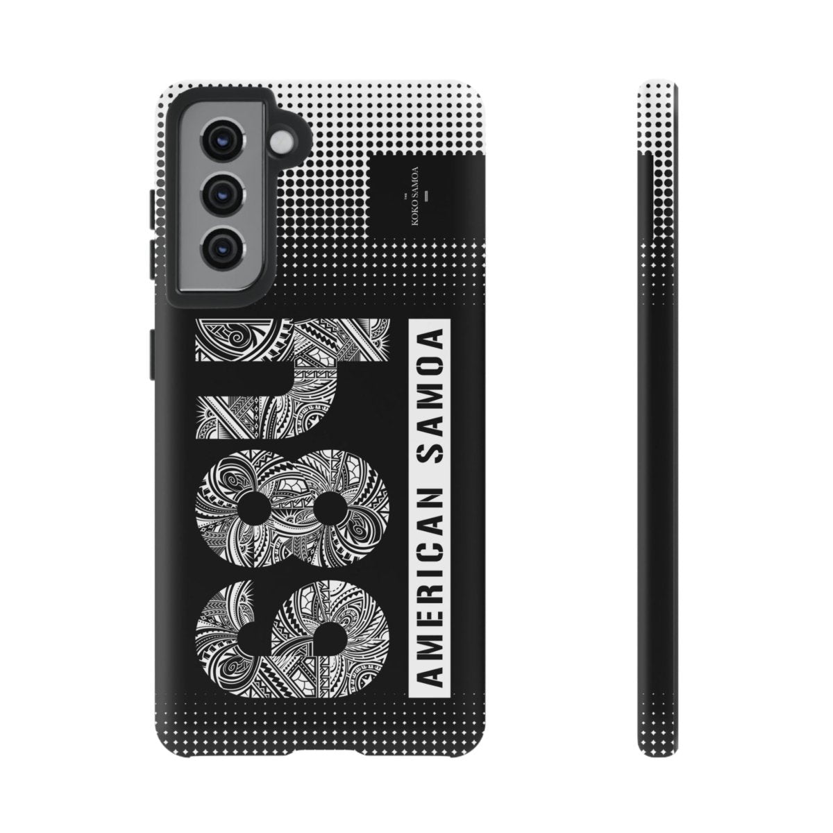 Samsung Tough Phone Case featuring Samoa Koko Samoa design, durable protective case for Samsung phones.