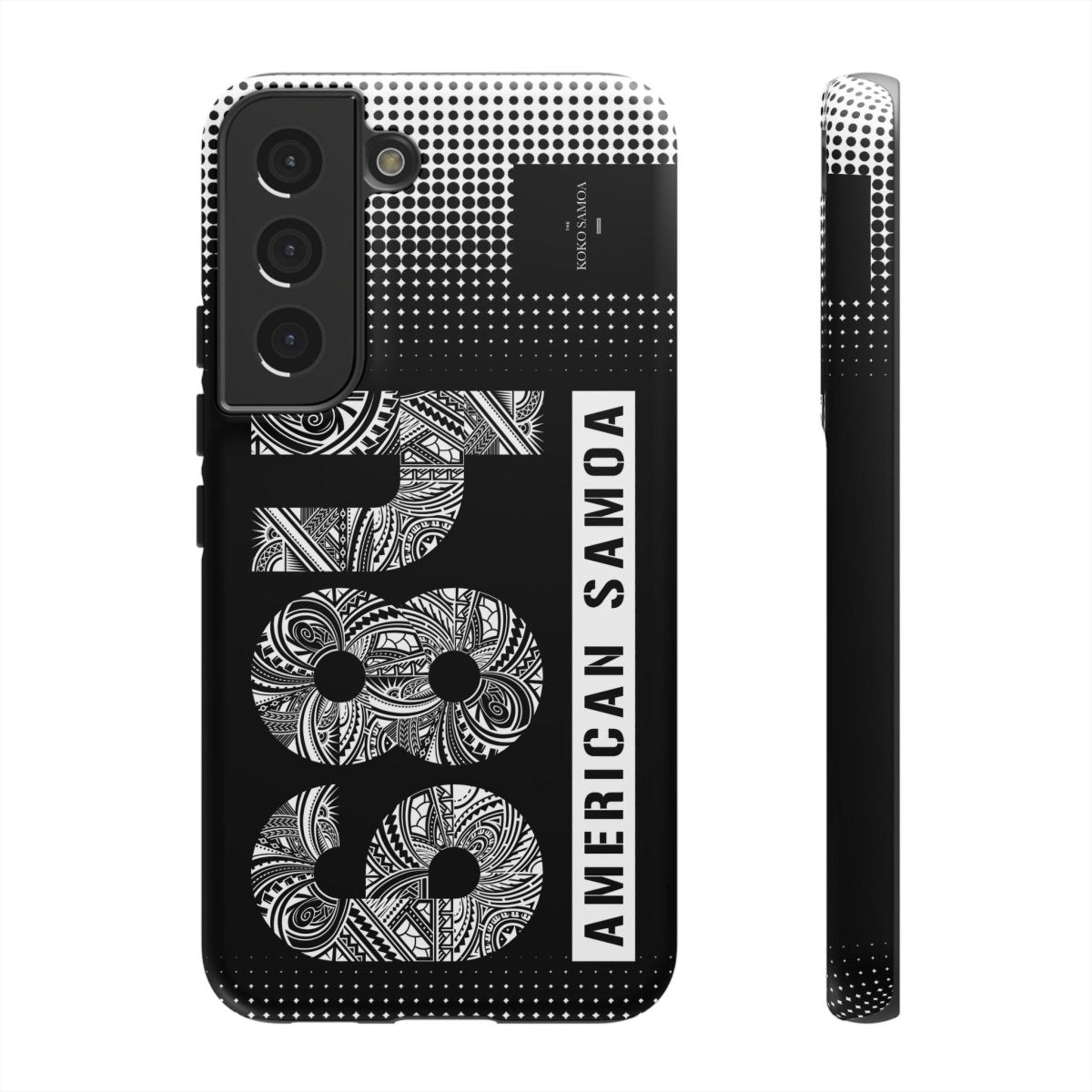 Samsung Tough Phone Case by Printify featuring a Koko Samoa design, durable protective cover for Galaxy phones.