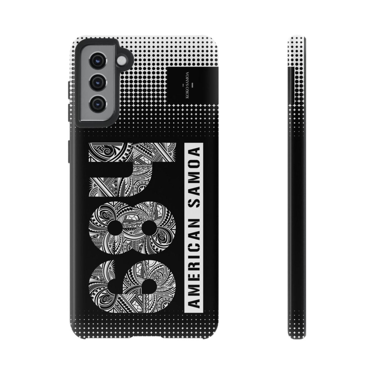 Samsung Tough Phone Case featuring Koko Samoa design, protective for Galaxy phones, durable and stylish.