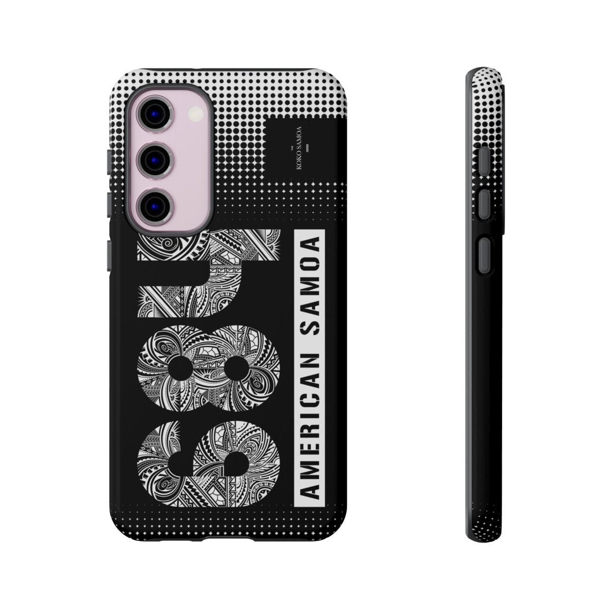 Samsung Tough Phone Case by Printify with Koko Samoa design, durable protective cover for Galaxy phones.