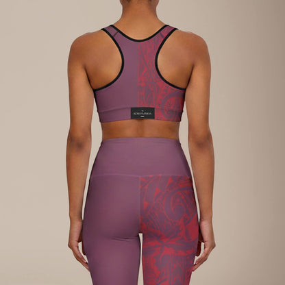 Seamless Sports Bra - Winterberry Red - AU/NZ/USA - The Koko Samoa