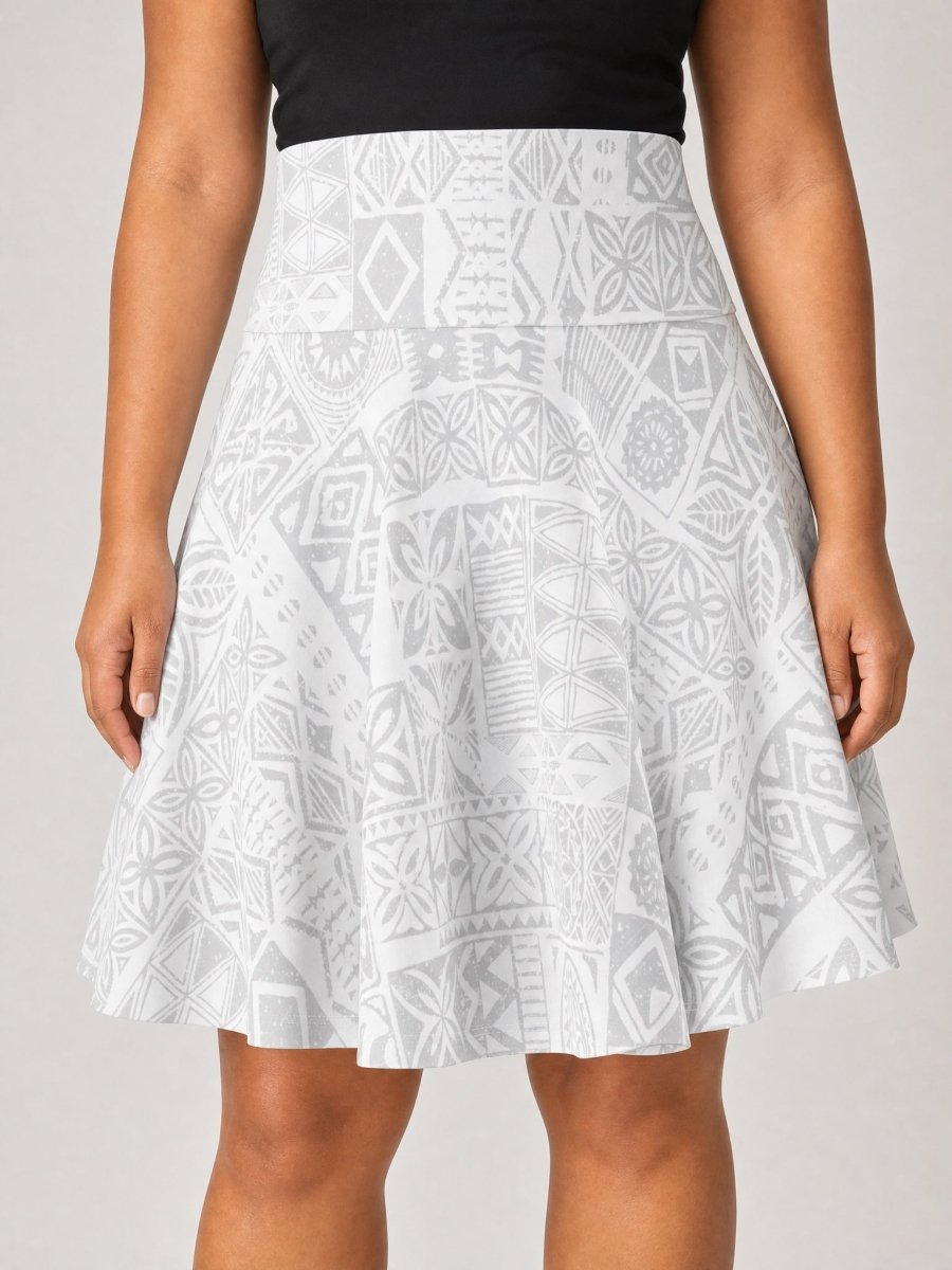 Skater Skirt - White Sunday - The Koko Samoa