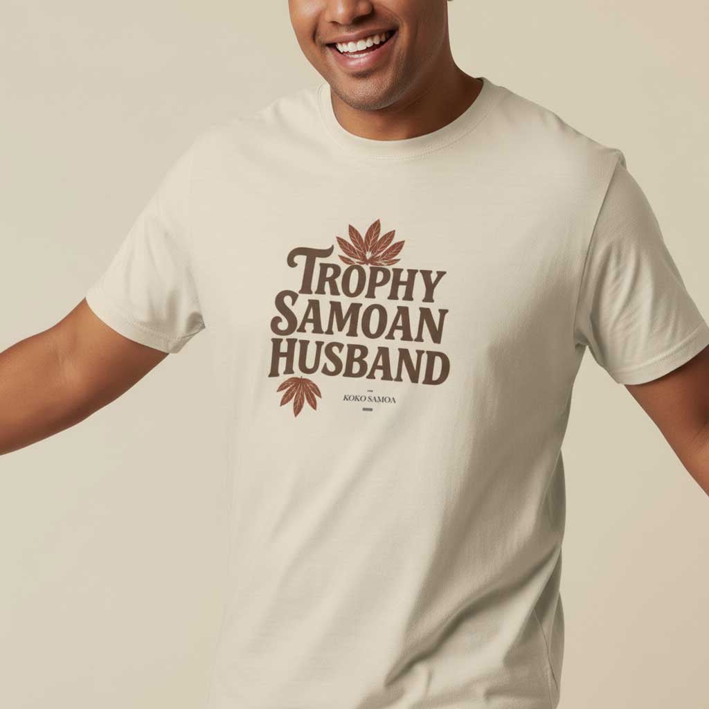 Soft Men's Tee - Trophy Samoan Husband - AU/NZ/USA - The Koko Samoa