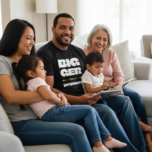 Soft Unisex Tee - Bigger Than Problems - Personalised - AU/NZ - The Koko Samoa