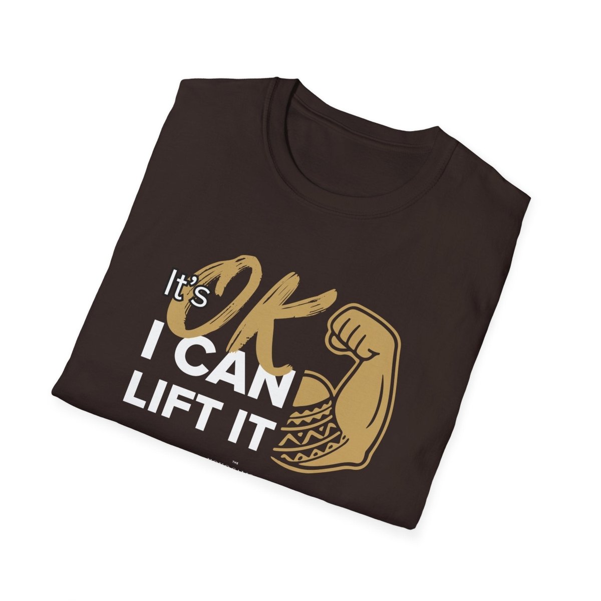 Soft unisex "I Can Lift It" T-shirt by The Print Bar, featuring a comfortable fit and personalized design.
