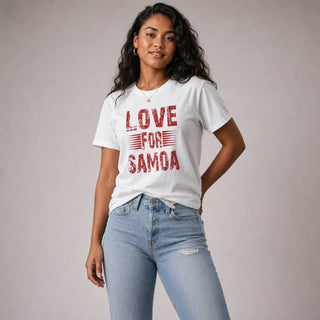 Soft Unisex Tee - Love for Samoa - AU/NZ - The Koko Samoa