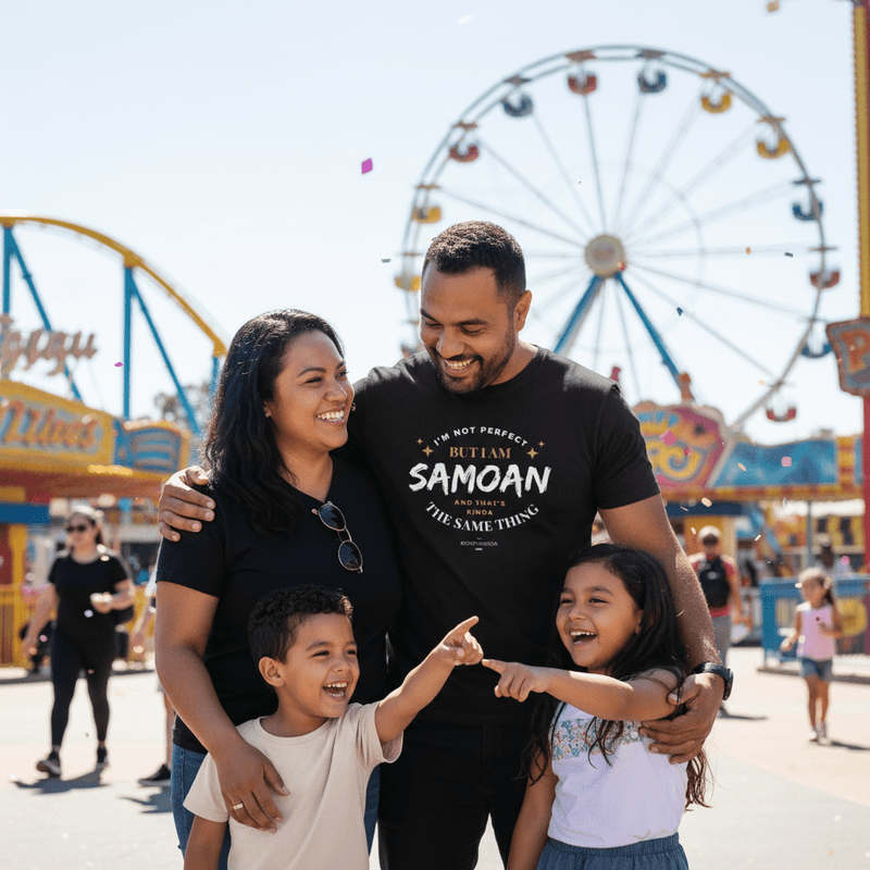 Soft Unisex Tee - Not Perfect But Samoan - Personalised - AU/NZ - The Koko Samoa