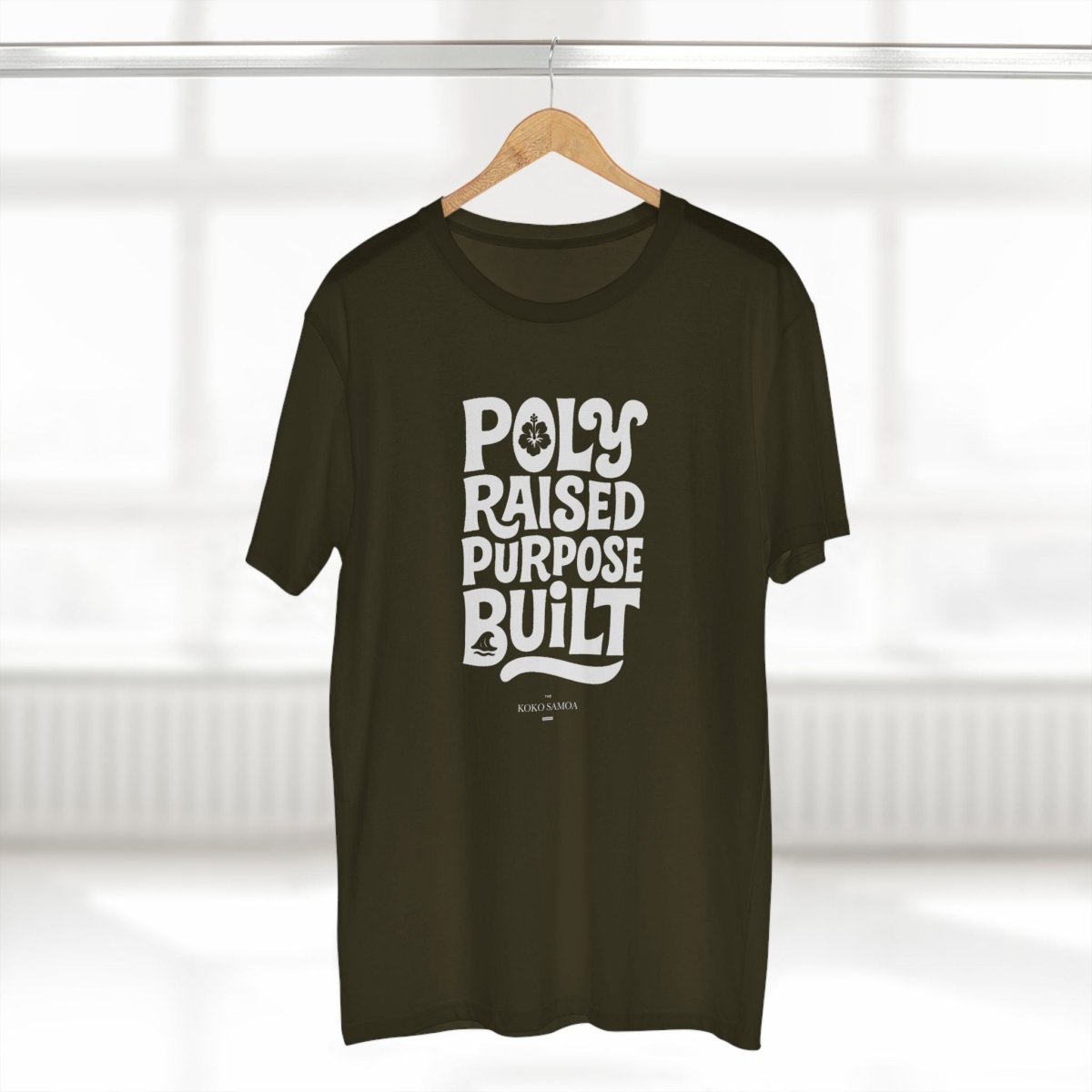 Soft unisex poly-raised T-shirt by The Print Bar featuring personalized design, worn by a person, in AU/NZ style.