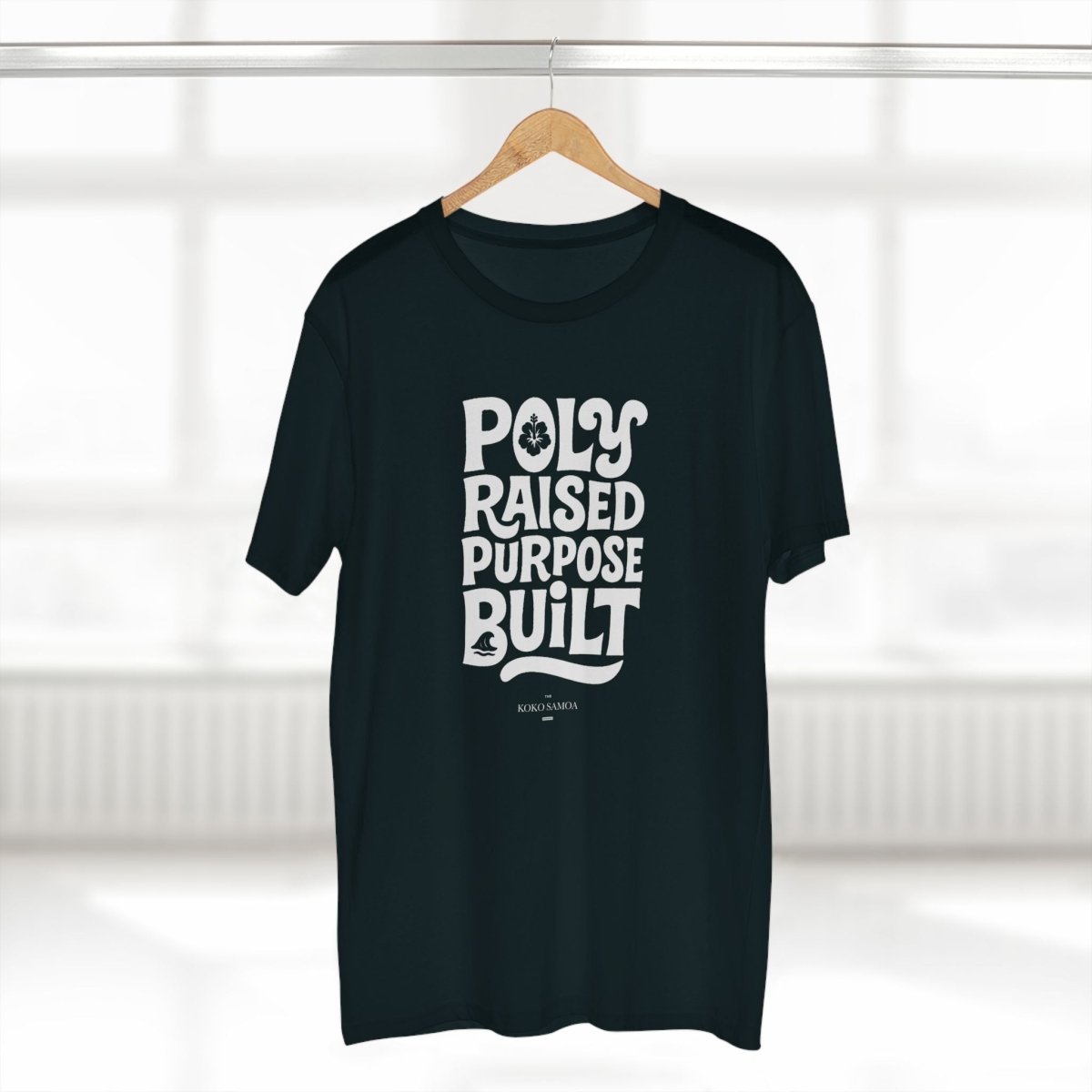 Soft unisex Poly Raised T-shirt by The Print Bar featuring personalized design on a comfortable fabric.