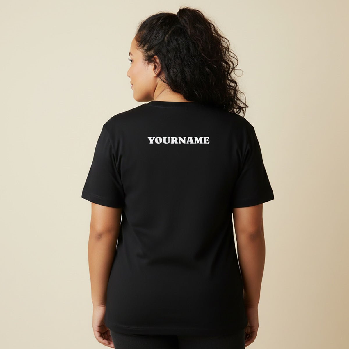 Unisex soft poly-raised T-shirt by The Print Bar featuring personalized design, available in AU/NZ sizes.