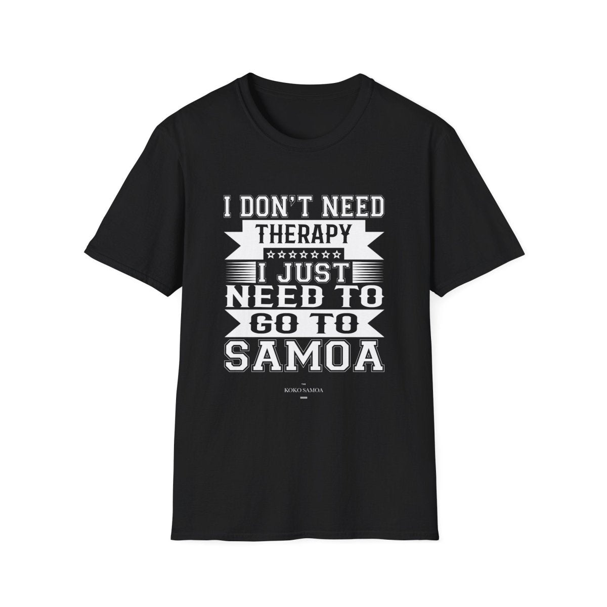 Soft Unisex Tee - Samoan Therapy - AU/NZ/USA - The Koko Samoa
