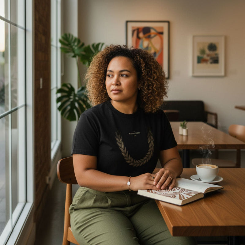 Soft Unisex Tee - Ula Fala Brown - USA - The Koko Samoa