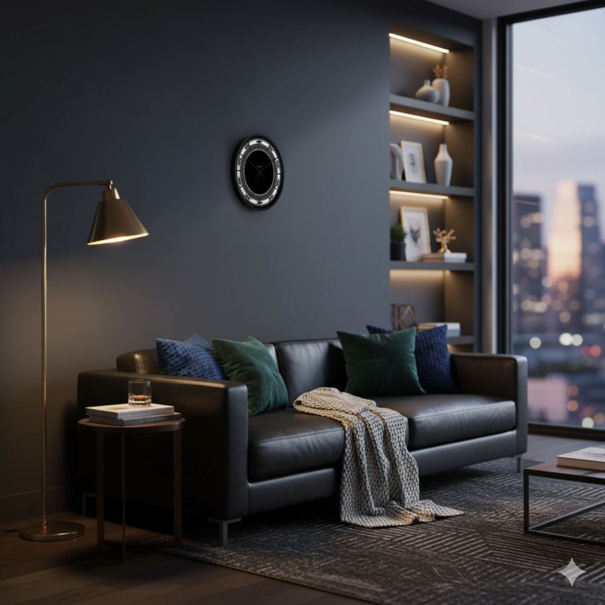 Wall Clock 10"/25cm - White Pea - AU/NZ/USA - The Koko Samoa