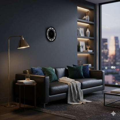 Wall Clock 10"/25cm - White Pea - AU/NZ/USA - The Koko Samoa