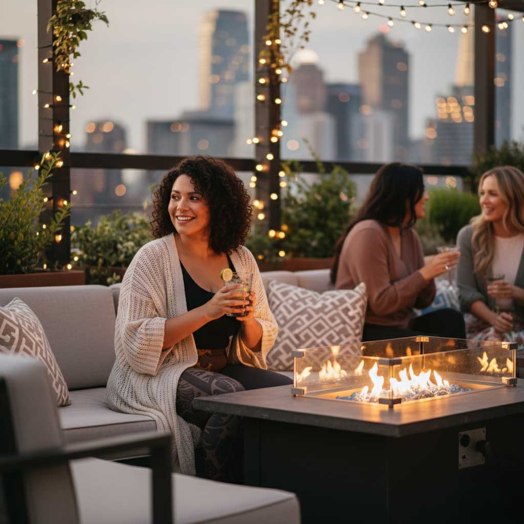 Miami Sublimation IslandRise high-waisted leggings in Bloom Mocha Mousse, plus size 2XL to 6XL, with a comfortable fit and stylish design.