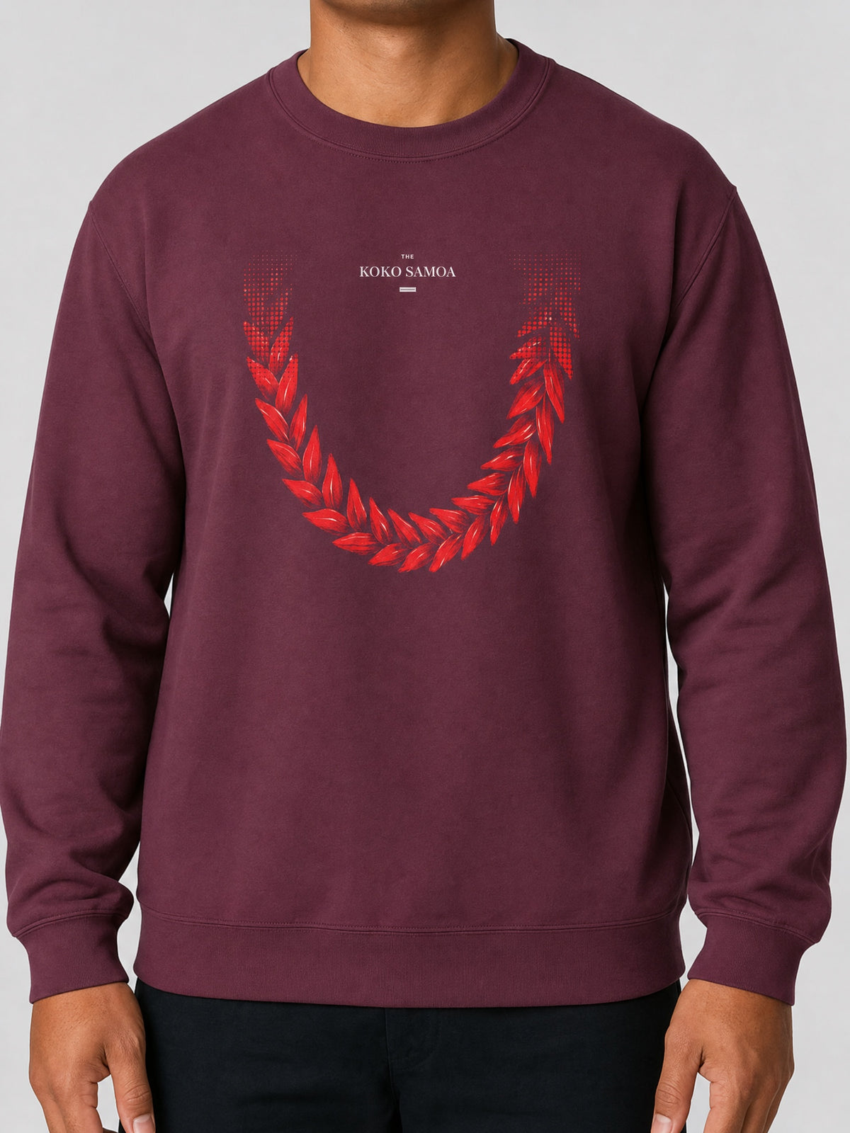 Unisex Heavy Sweatshirt - Ula Fala on a light grey studio background