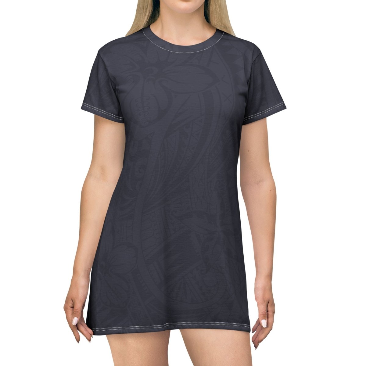T-Shirt Dress - Blue Bloom - AU/NZ/USA - The Koko Samoa
