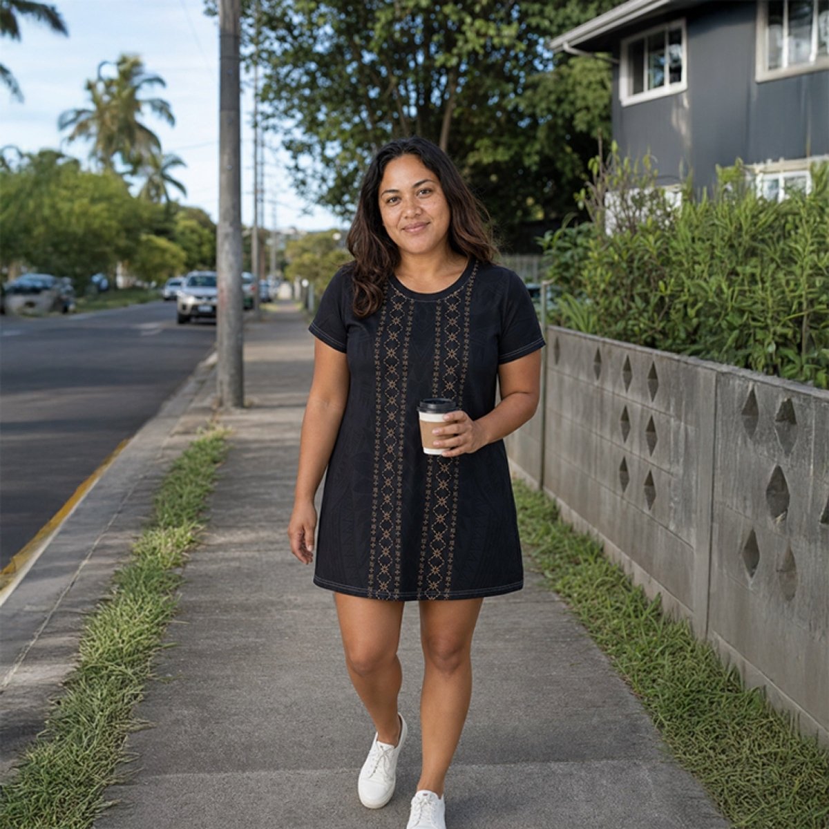T-Shirt Dress - Malu - AU/NZ/USA - The Koko Samoa