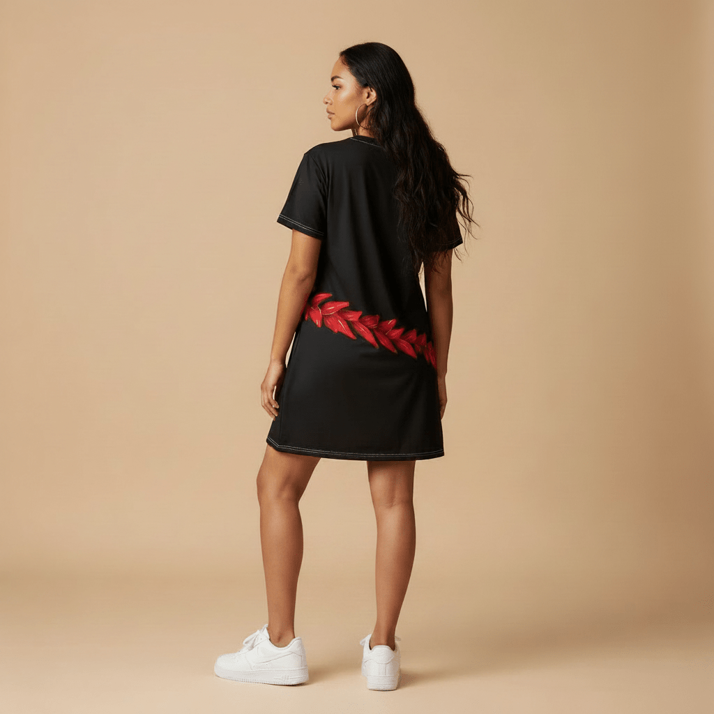 T-Shirt Dress - Ula Fala - AU/NZ/USA - The Koko Samoa