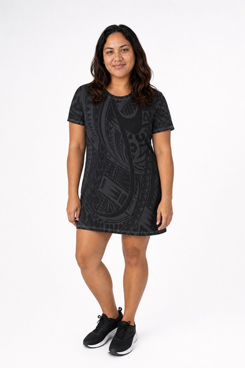 T-Shirt Dress - Warrior - AU/NZ/USA - The Koko Samoa