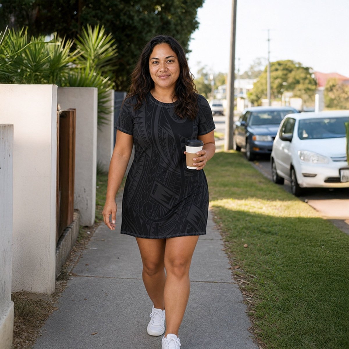 T-Shirt Dress - Warrior - AU/NZ/USA - The Koko Samoa