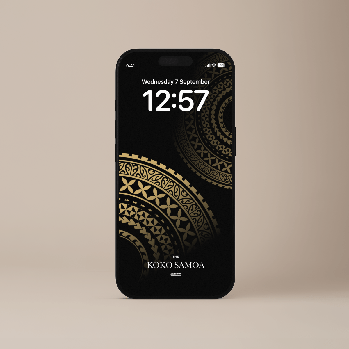 United Gold phone wallpaper by The Koko Samoa, featuring a vibrant gold design for AU, NZ, and USA devices.