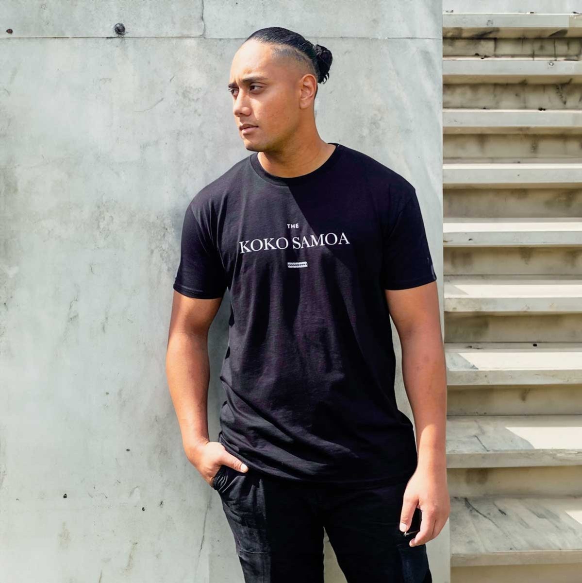 Unisex heavy T-shirt from Monster Digital featuring The Brand Classic design, shown in XS size with gift set packaging.