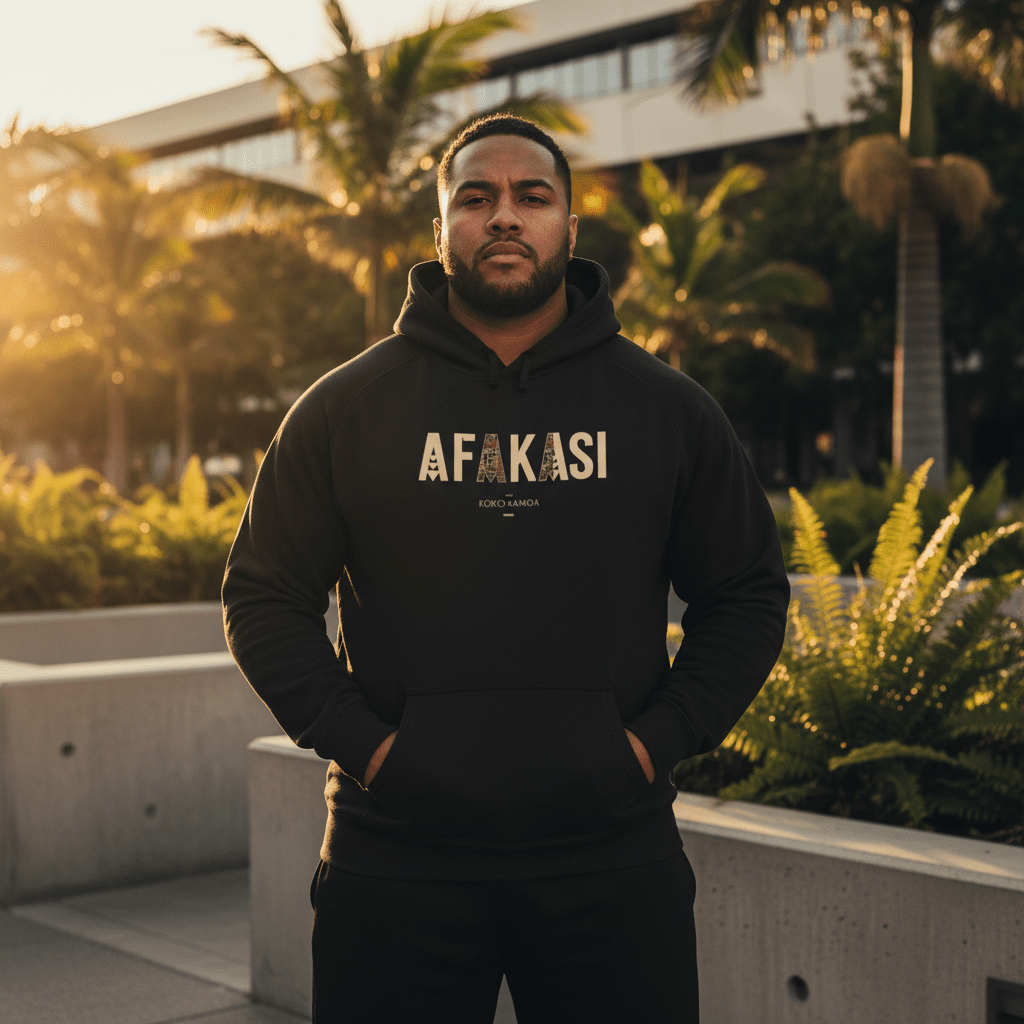 IslandSoft™ Hoodie - Premium (XS - 2XL) - Afakasi - AU/NZ - The Koko Samoa