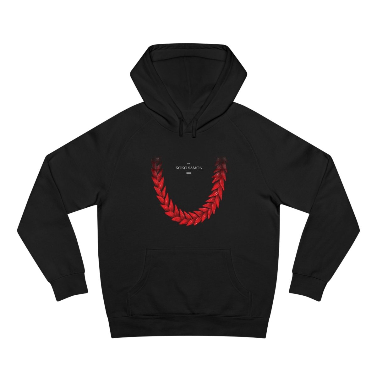 Black IslandSoft™ Hoodie by The Print Bar in XS size, featuring a cozy fit and Ula Fala design on a soft, premium hoodie.