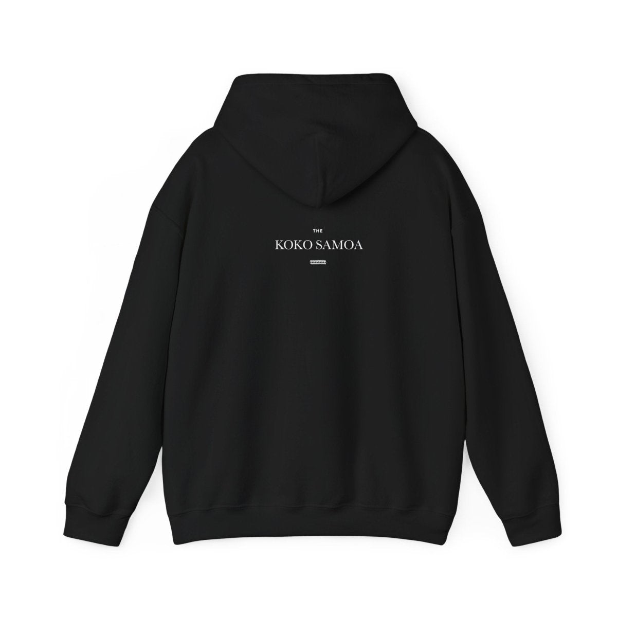 Dark heather IslandHeavy™ hoodie featuring Samoan Queen design, available in 2XL to 5XL, AU/NZ sizing.