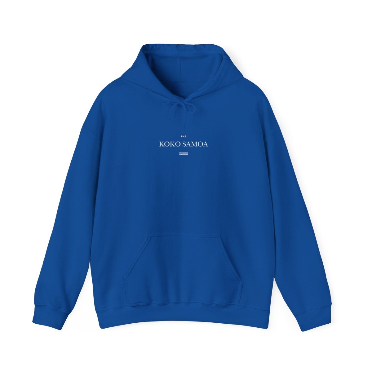 Dark heather IslandHeavy™ hoodie in plus sizes 2XL-5XL, featuring "Straight Outta AU/NZ" design.