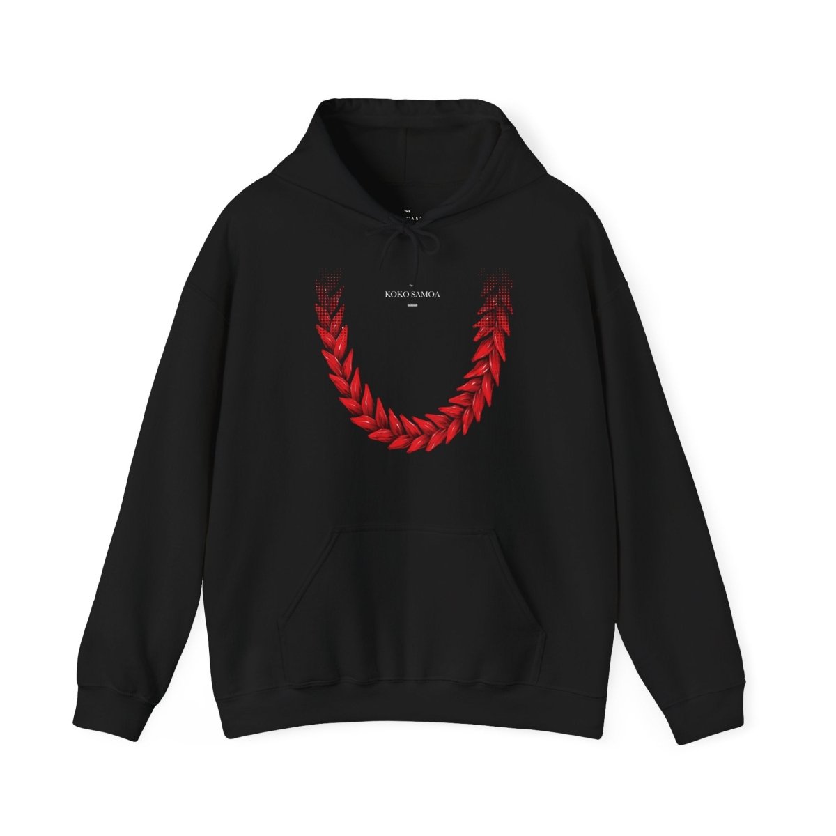 White IslandHeavy™ Hoodie in plus sizes 2XL to 5XL, featuring a comfortable hoodie design and front logo.