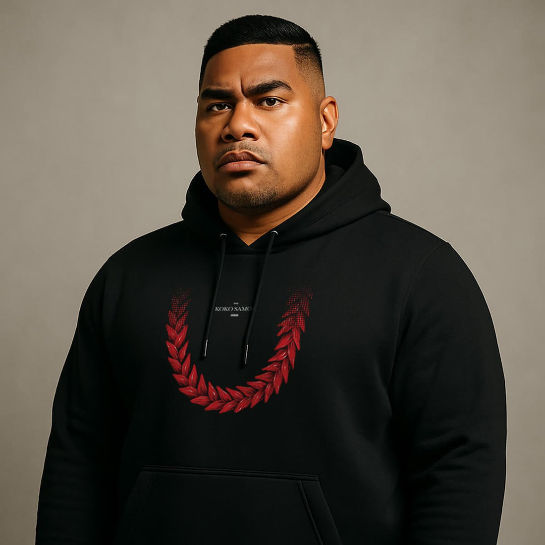 White IslandHeavy™ Hoodie in Plus 2XL-5XL size, featuring a casual hoodie design for AU/NZ markets.