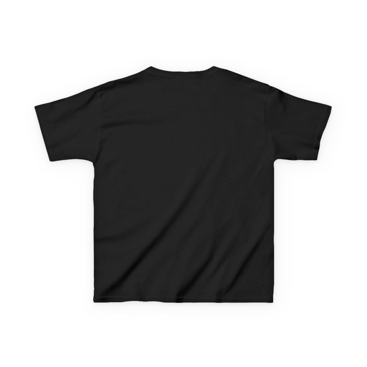 Kids unisex black tee from The Print Bar's The Brand Classic collection, casual kids' T-shirt perfect for everyday wear.