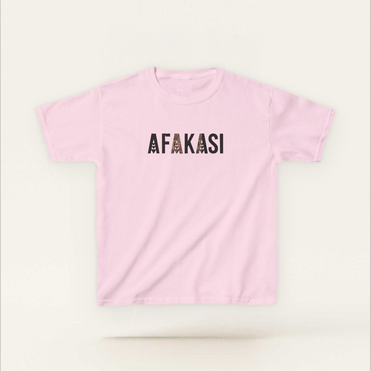 Kids unisex navy tee by The Print Bar featuring Afakasi design, perfect for children in AU/NZ.