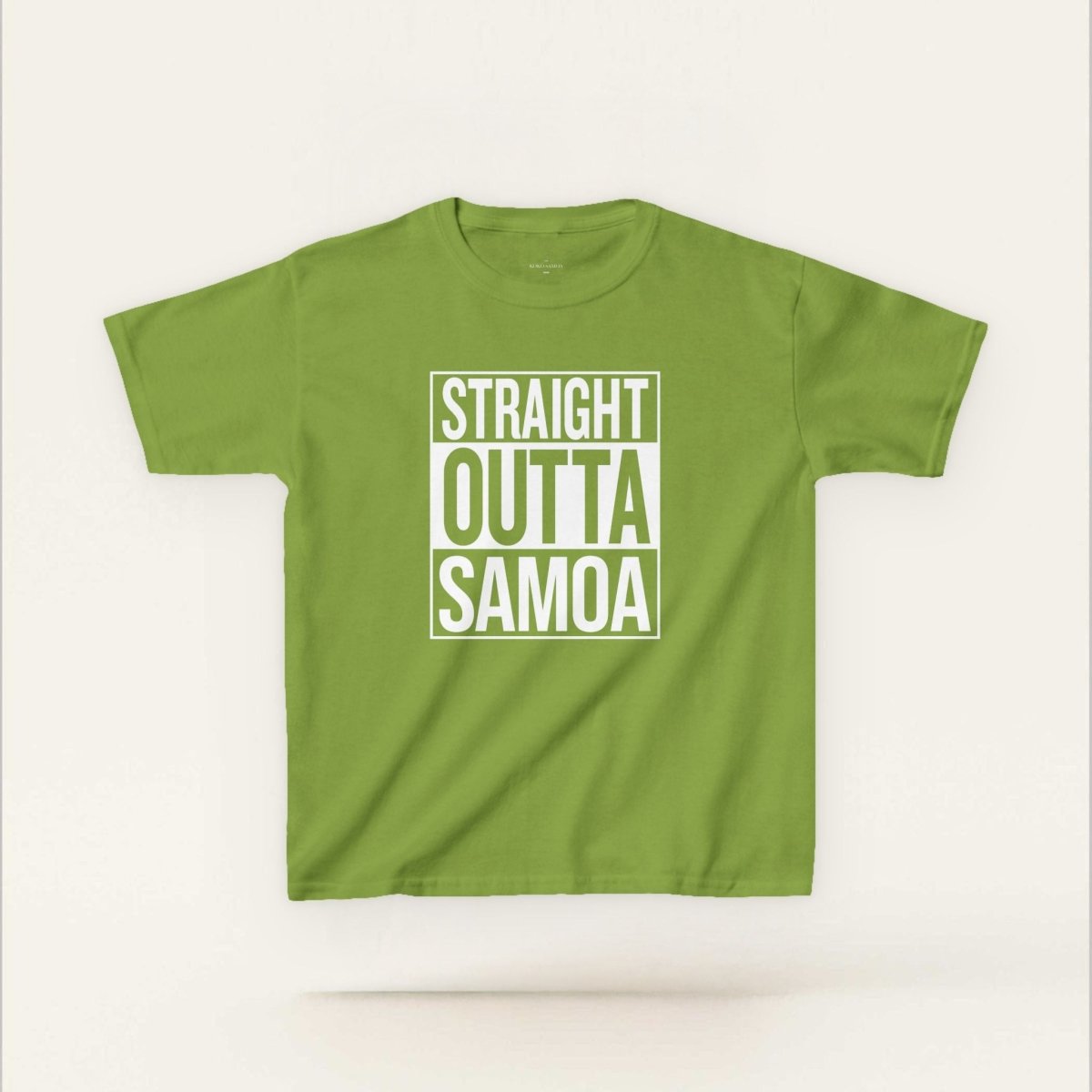 Kids Unisex Cotton Tee - Straight Outta Samoa - AU/NZ - The Koko Samoa