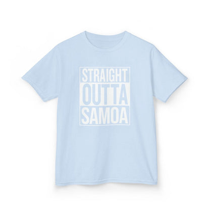 Kids Unisex Cotton Tee - Straight Outta Samoa - AU/NZ - The Koko Samoa