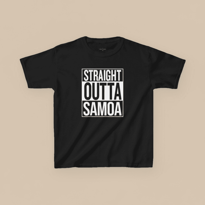 Kids Unisex Tee - Straight Outta Samoa - AU/NZ - The Koko Samoa
