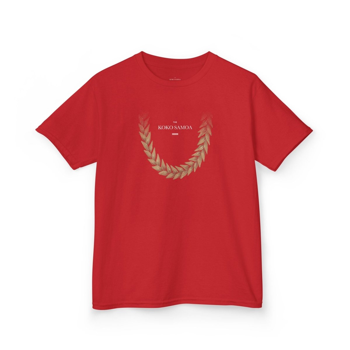 Kids unisex T-shirt by The Print Bar featuring Ula Fala brown design, made for children, in a casual, comfortable fit.