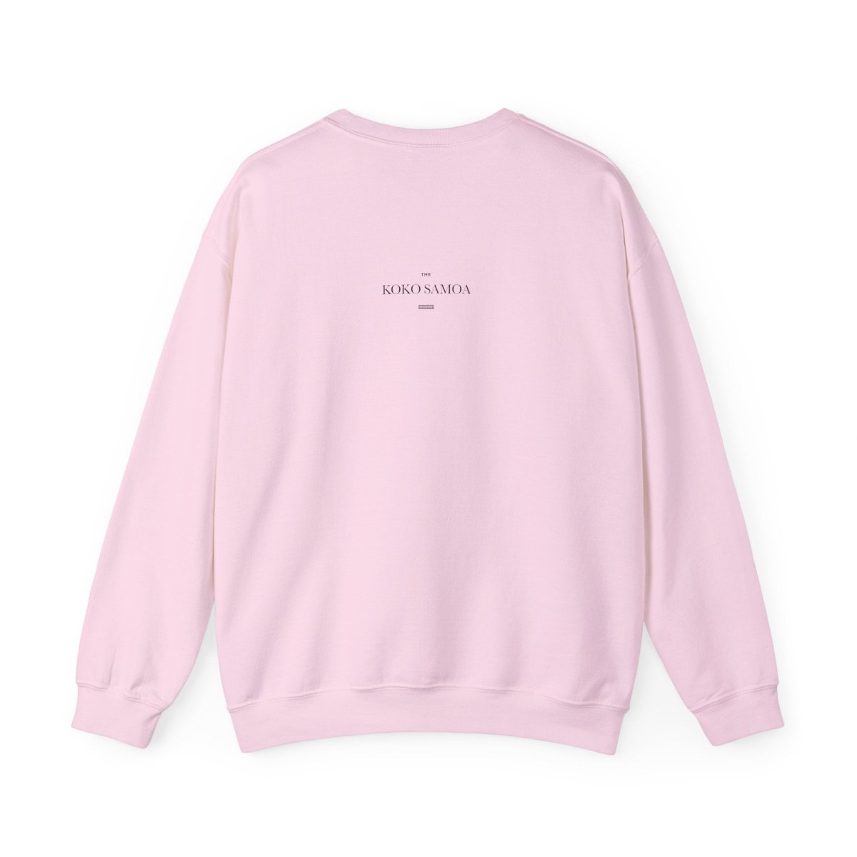 Unisex heavy sweatshirt by The Print Bar in ash color with "Alofa" print, casual fit, suitable for AU/NZ climate.
