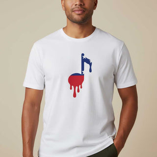Soft unisex Samoan Note T-shirt, featuring a comfortable fit and subtle design in ash color.