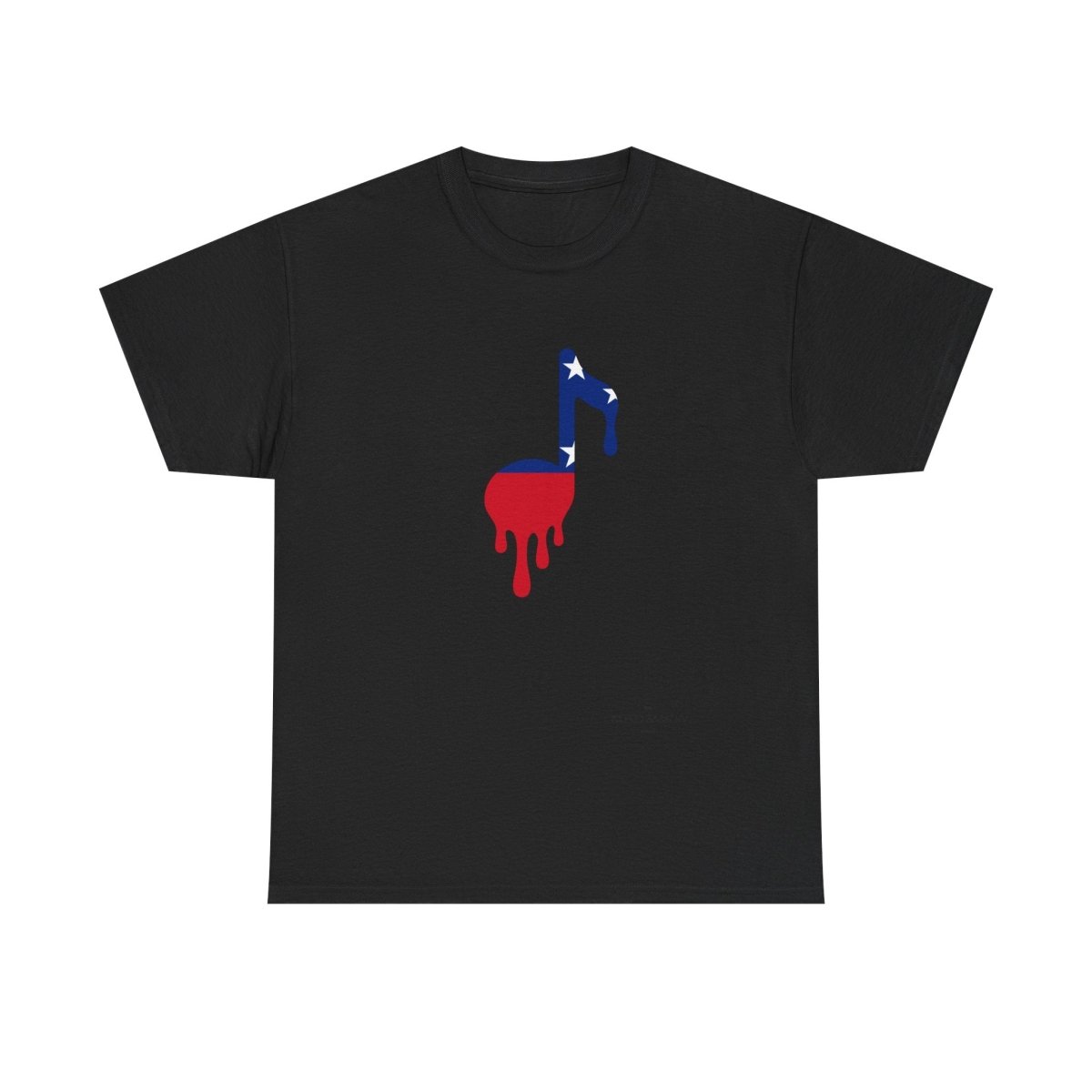 Unisex heavy T-shirt in ash with Samoan note design by The Print Bar, showcasing a comfortable fit and bold graphic print.