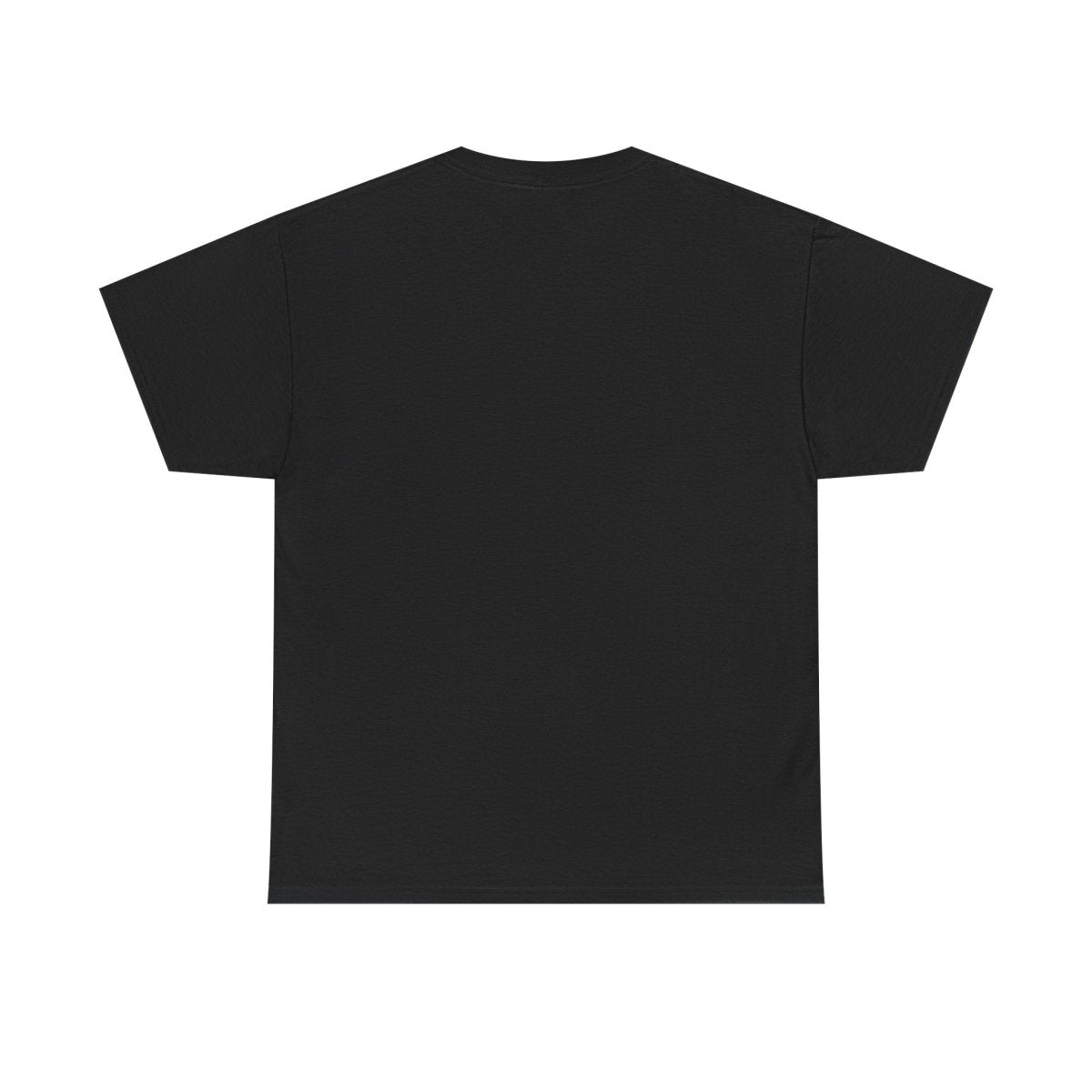 Black heavy unisex T-shirt by Ula Nifo for AU/NZ markets, featuring a comfortable fit and durable fabric.
