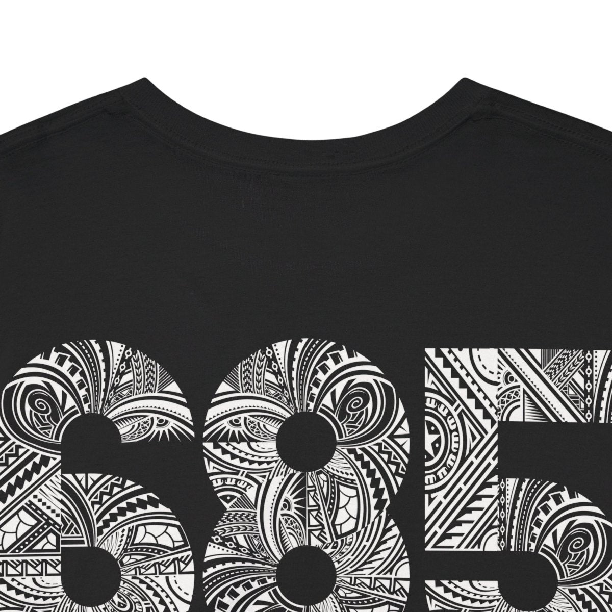 White unisex heavy tee by The Print Bar, featuring a comfortable, durable design ideal for casual wear and everyday use.
