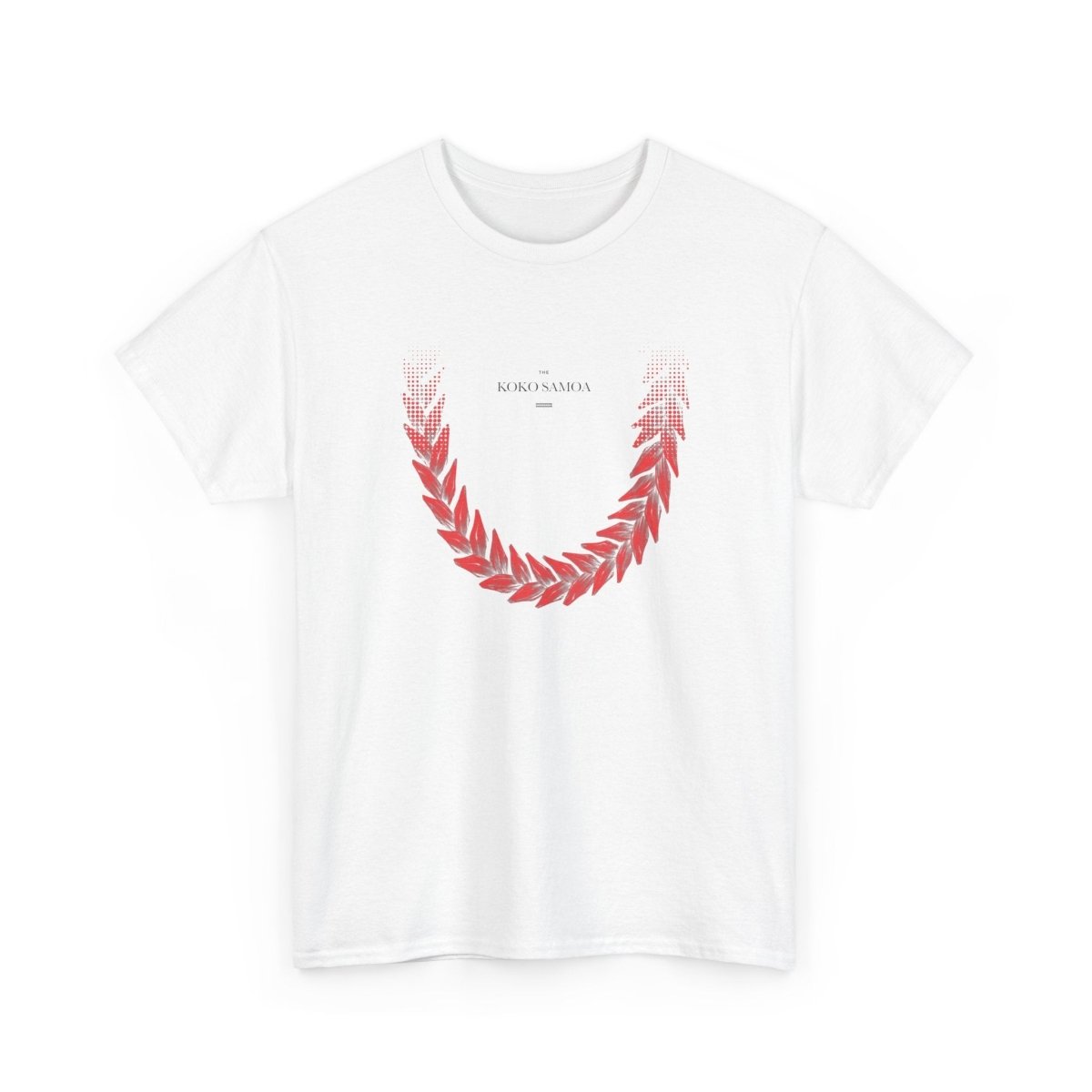 White unisex heavy tee featuring Ula Fala design, suitable for casual wear in AU/NZ.