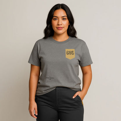 Soft Unisex Tee - '685 Pocket' Print - AU/NZ - The Koko Samoa