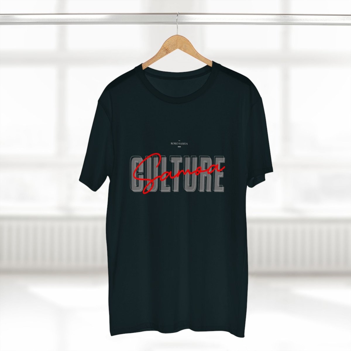 Soft unisex Samoa culture T-shirt by Printify, featuring a comfortable fit and cultural design in army green.
